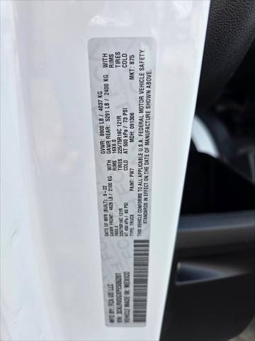 Photo of 2023 Bright White Clearcoat RAM ProMaster 2500
