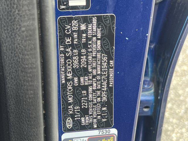 Photo of 2020 Deep Sea Blue Kia Forte
