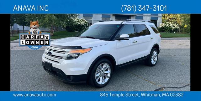 Photo of 2015 White Platinum Metallic Tri-Coat Ford Explorer