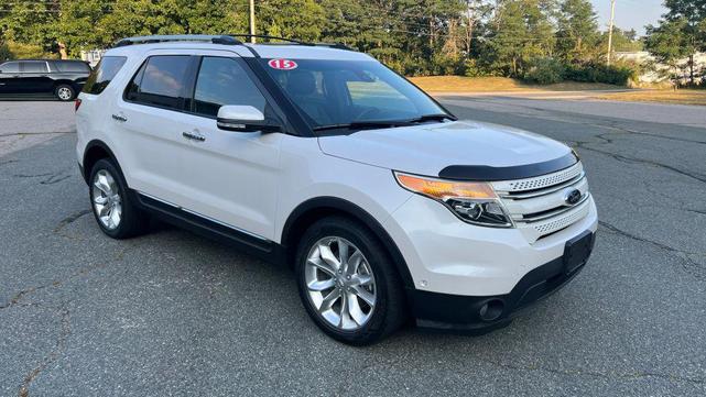 Photo of 2015 White Platinum Metallic Tri-Coat Ford Explorer