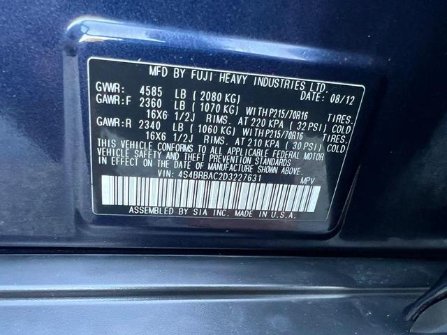 Photo of 2013 Blue Subaru Outback