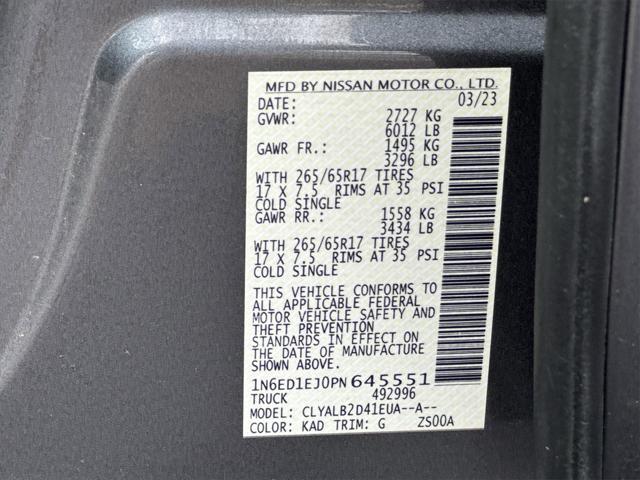 Photo of 2023 Gun Metallic Nissan Frontier