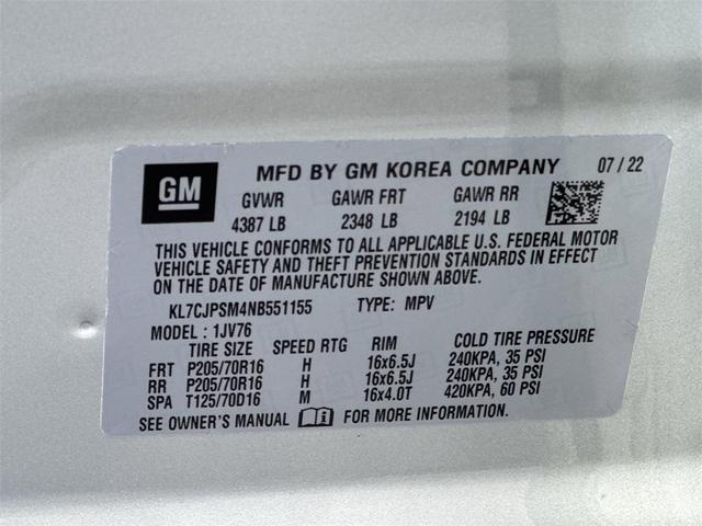 Photo of 2022 Silver Ice Metallic Chevrolet Trax