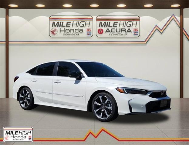 Photo of 2025 Platinum White Pearl Honda Civic Hybrid