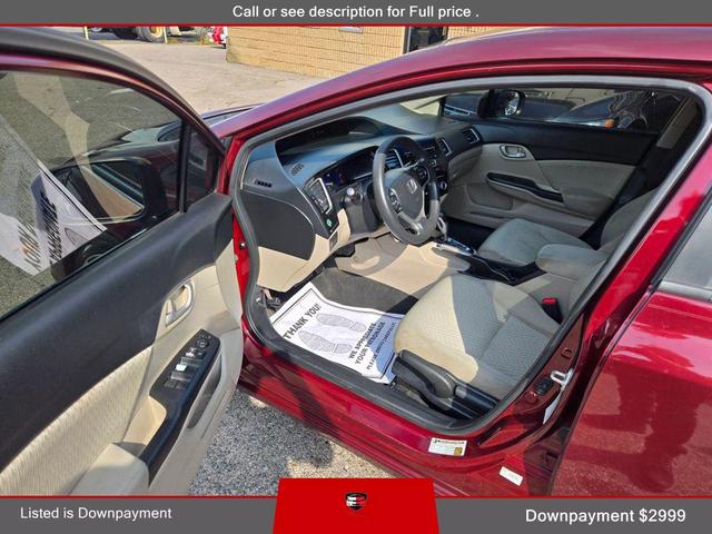 Photo of 2014 Burgundy Honda Civic