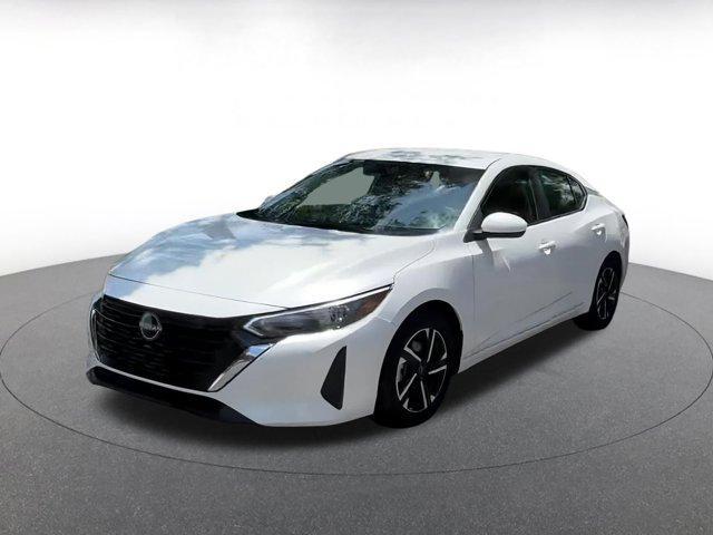 Photo of 2024 Aspen White Tricoat Nissan Sentra