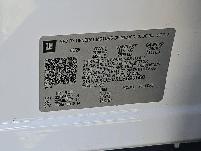 Photo of 2020 Summit White Chevrolet Equinox