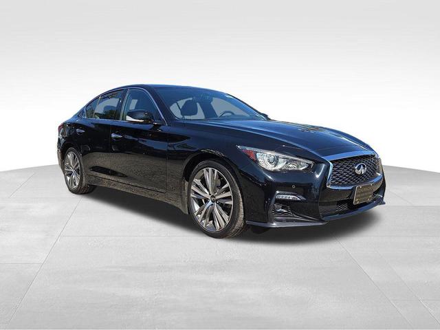 Photo of 2021 Black Obsidian INFINITI Q50