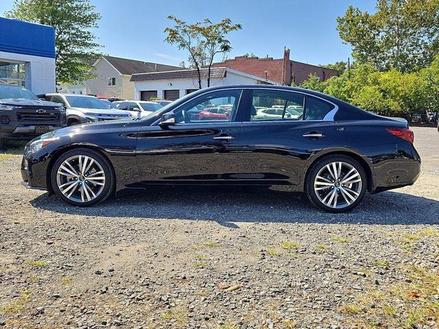Photo of 2021 Black Obsidian INFINITI Q50