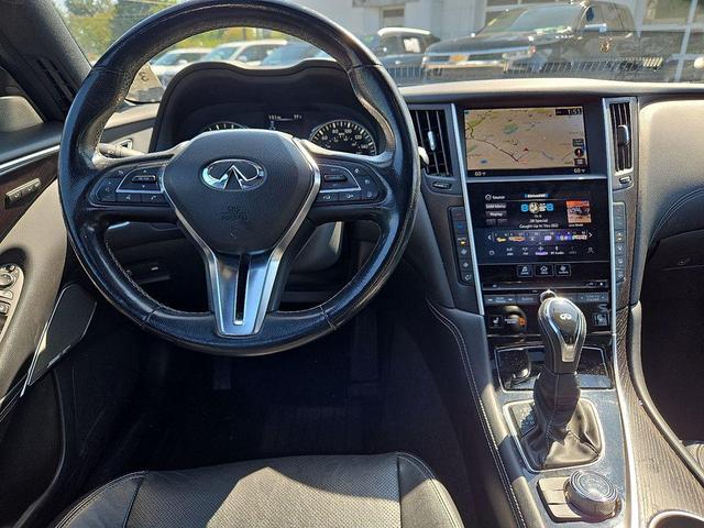 Photo of 2021 Black Obsidian INFINITI Q50