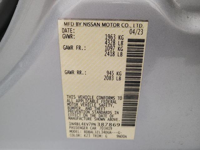 Photo of 2023 Super Black Nissan Altima