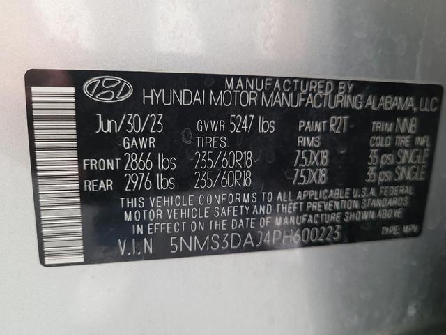 Photo of 2023 Shimmering Silver Hyundai SANTA FE