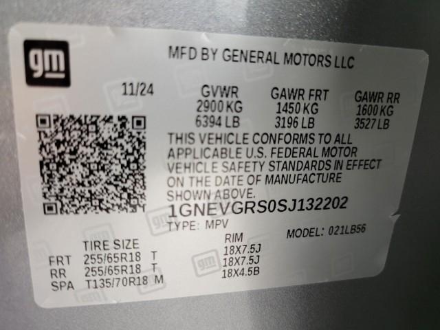 Photo of 2025 Sterling Gray Metallic Chevrolet Traverse