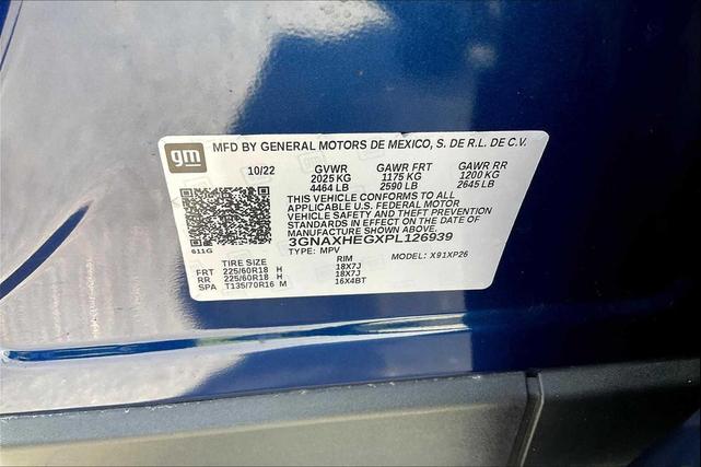 Photo of 2023 Blue Chevrolet Equinox