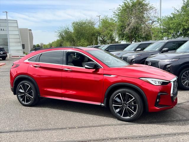 Photo of 2023 Dynamic Sunstone Red INFINITI QX55