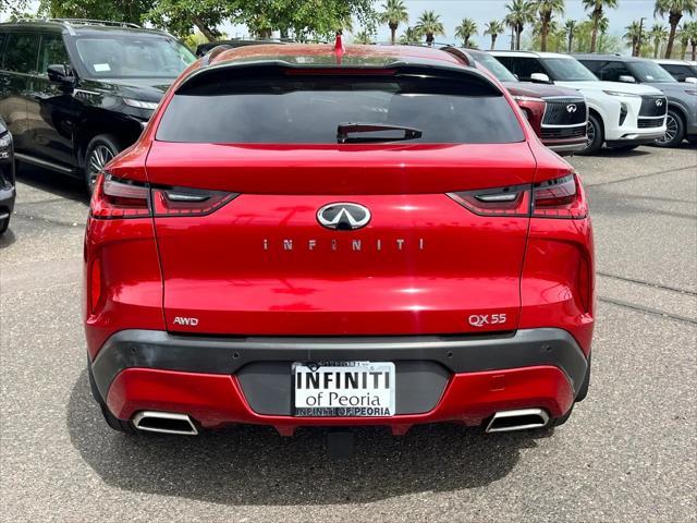 Photo of 2023 Dynamic Sunstone Red INFINITI QX55