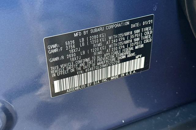 Photo of 2021 Abyss Blue Pearl Subaru Outback