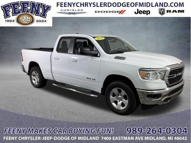 Photo of 2021 Bright White Clearcoat RAM 1500