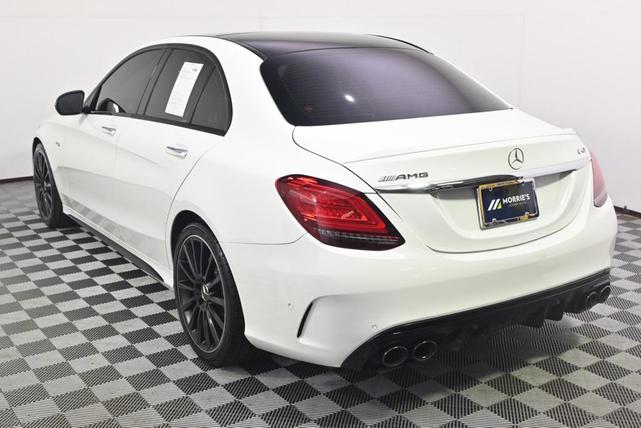 Photo of 2021 Polar White Mercedes-Benz AMG C 43