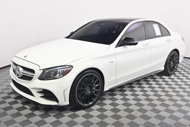 Photo of 2021 Polar White Mercedes-Benz AMG C 43
