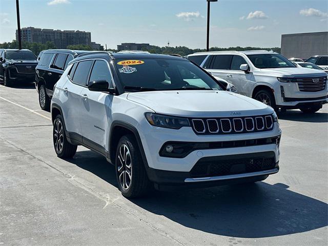 Photo of 2024 Bright White Clearcoat Jeep Compass