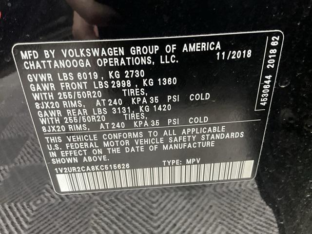 Photo of 2019 Deep Black Volkswagen Atlas