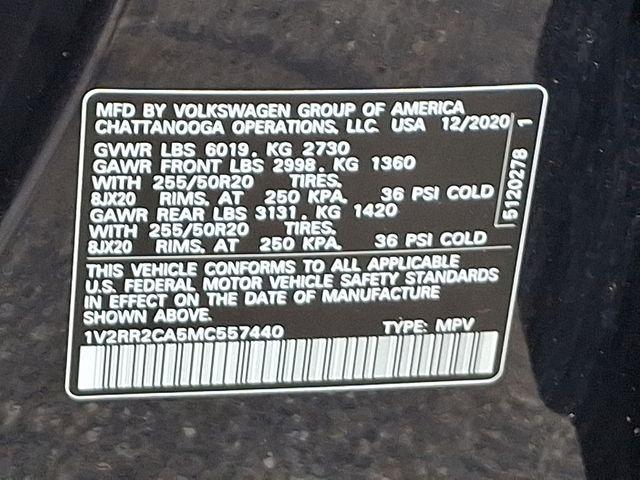 Photo of 2021 Deep Black Pearl Effect Volkswagen Atlas