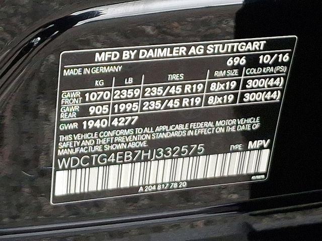Photo of 2017 Midnight Black Mercedes-Benz GLA 250