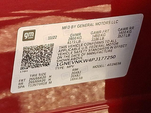 Photo of 2023 Radiant Red Chevrolet Traverse