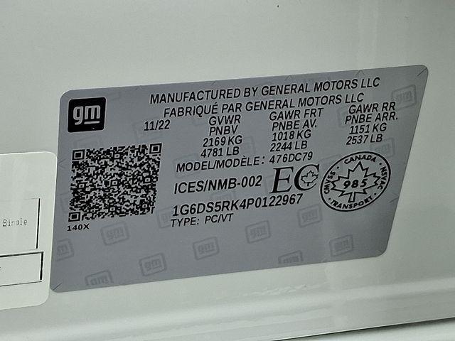 Photo of 2023 Crystal White Tri-Coat Cadillac CT5