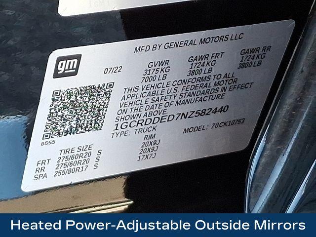 Photo of 2022 Black Chevrolet Silverado 1500