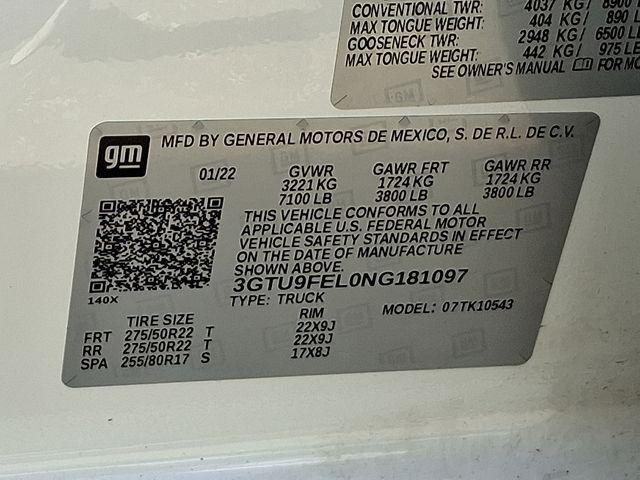 Photo of 2022 White Frost Tri-Coat GMC Sierra 1500 Limited