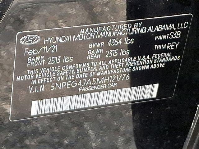 Photo of 2021 Phantom Black Hyundai SONATA