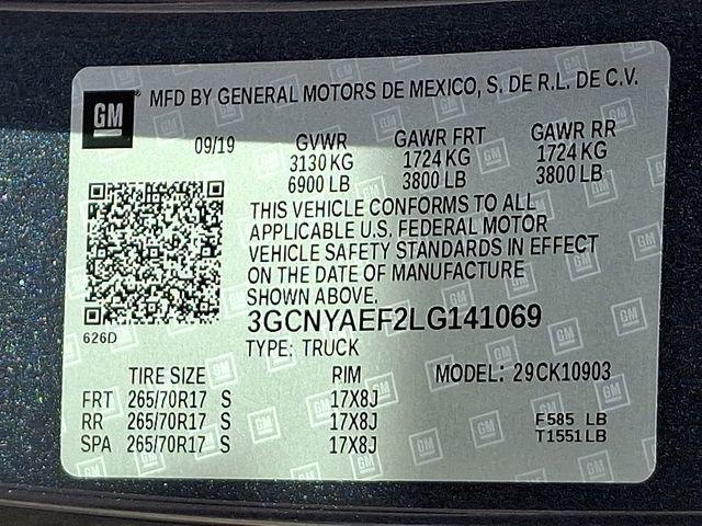 Photo of 2020 Shadow Gray Metallic Chevrolet Silverado 1500