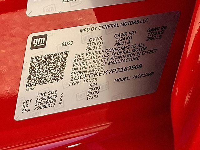 Photo of 2023 Red Chevrolet Silverado 1500