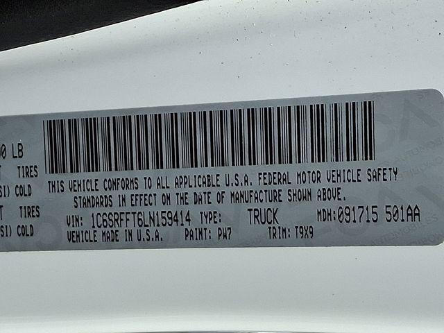 Photo of 2020 Bright White Clearcoat RAM 1500