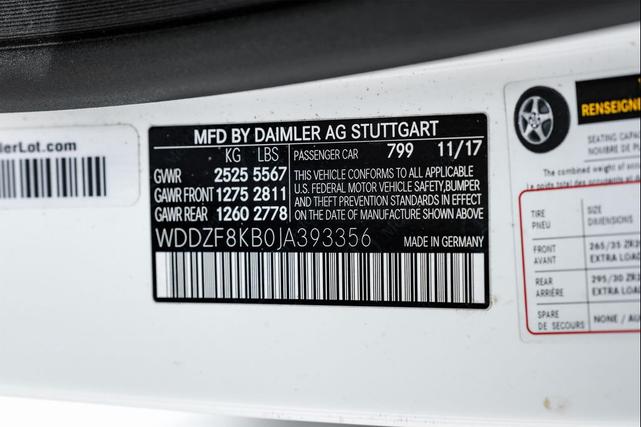 Photo of 2018 designo Diamond White Metallic Mercedes-Benz AMG E 63