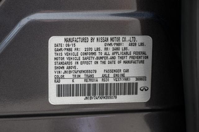 Photo of 2015 Graphite Shadow INFINITI Q50