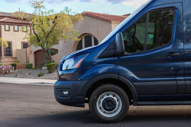 Photo of 2022 Blue Jeans Metallic Ford Transit-250