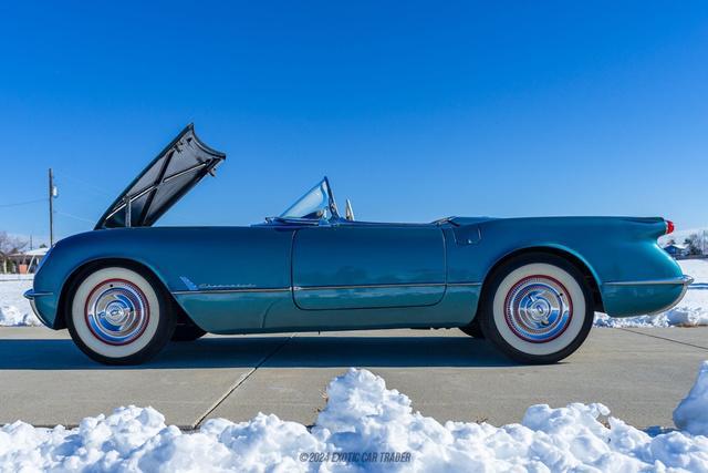Photo of 1954 Pennant Blue Chevrolet Corvette