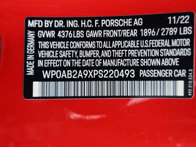 Photo of 2023 Red Porsche 911