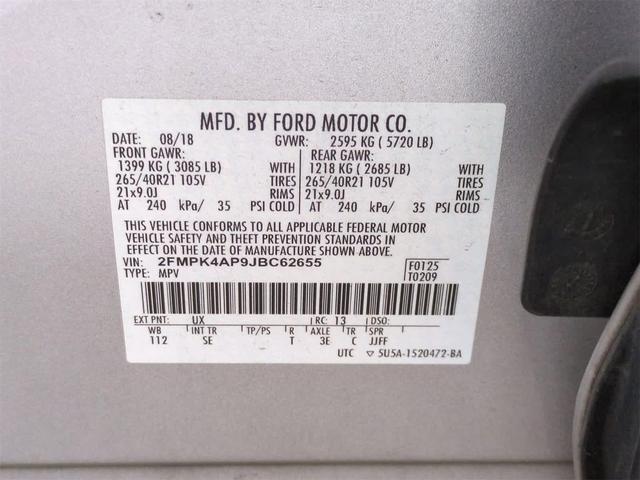 Photo of 2018 Ingot Silver Metallic Ford Edge