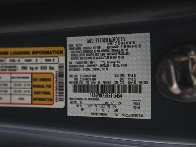 Photo of 2024 Vapor Blue Metallic Ford Mustang