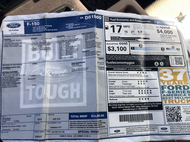 Photo of 2014 Oxford White Ford F-150