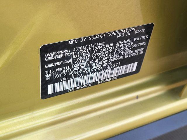 Photo of 2023 Plasma Yellow Pearl Subaru Crosstrek