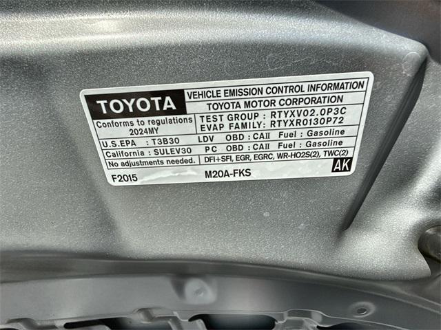 Photo of 2024 Classic Silver Toyota Corolla