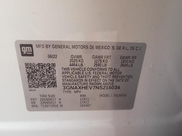 Photo of 2022 Summit White Chevrolet Equinox