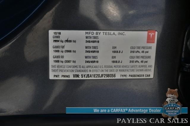 Photo of 2018 Midnight Silver Metallic Tesla Model S