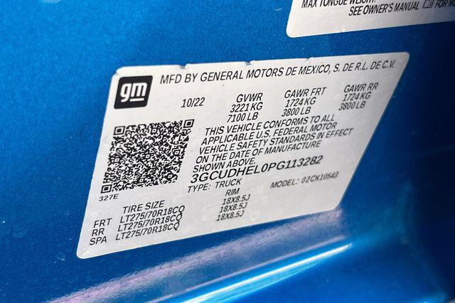 Photo of 2023 Glacier Blue Metallic Chevrolet Silverado 1500