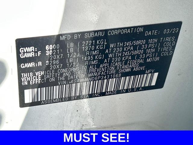 Photo of 2023 Crystal White Pearl Subaru Ascent